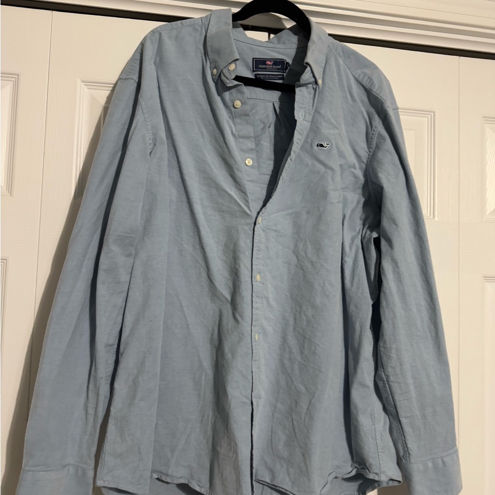 Vineyard Vines Men's Light Blue Shirt